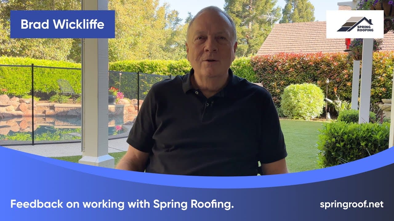 Spring Roofing customer video review thumbnail