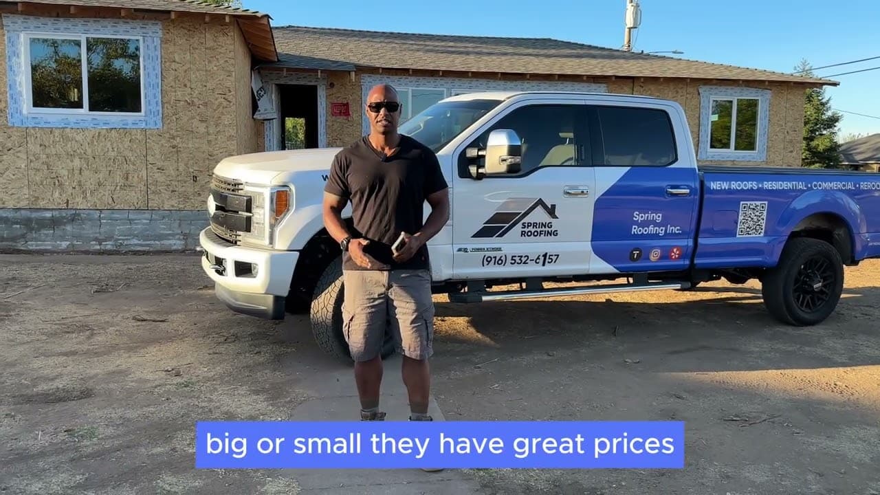 Spring Roofing customer video review thumbnail