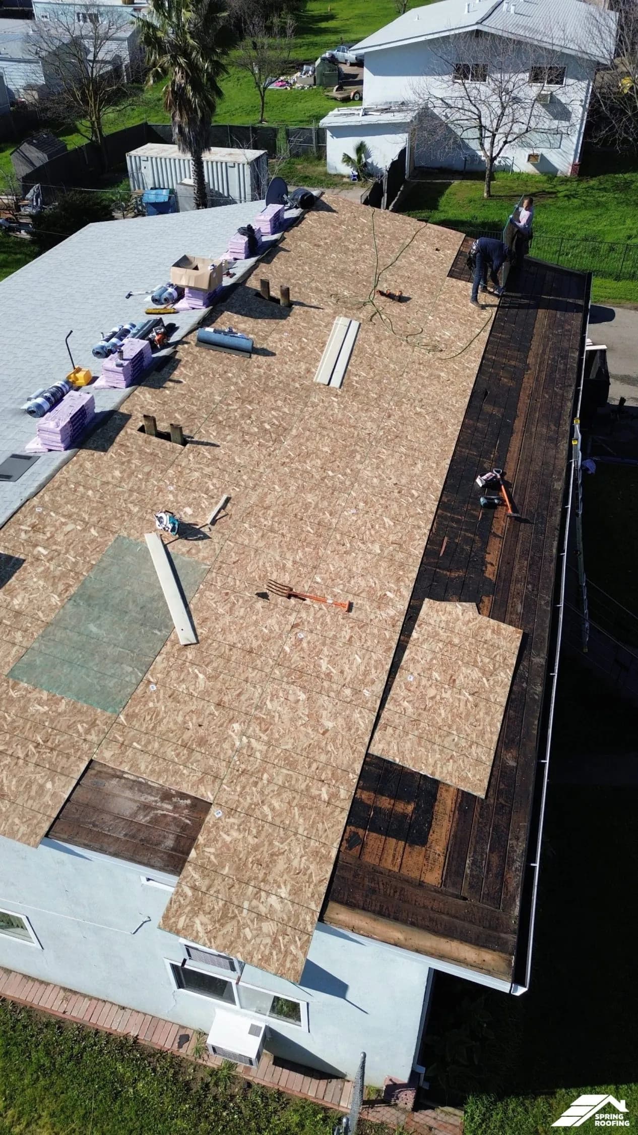 Roof Repair — Tresler Ave