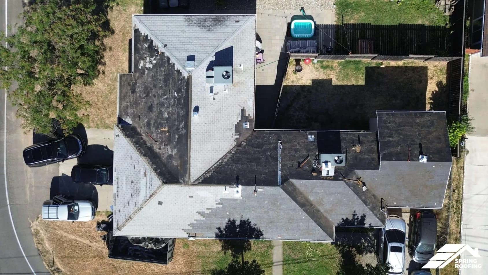 Roof Repair — 5645 Whitney Avenue