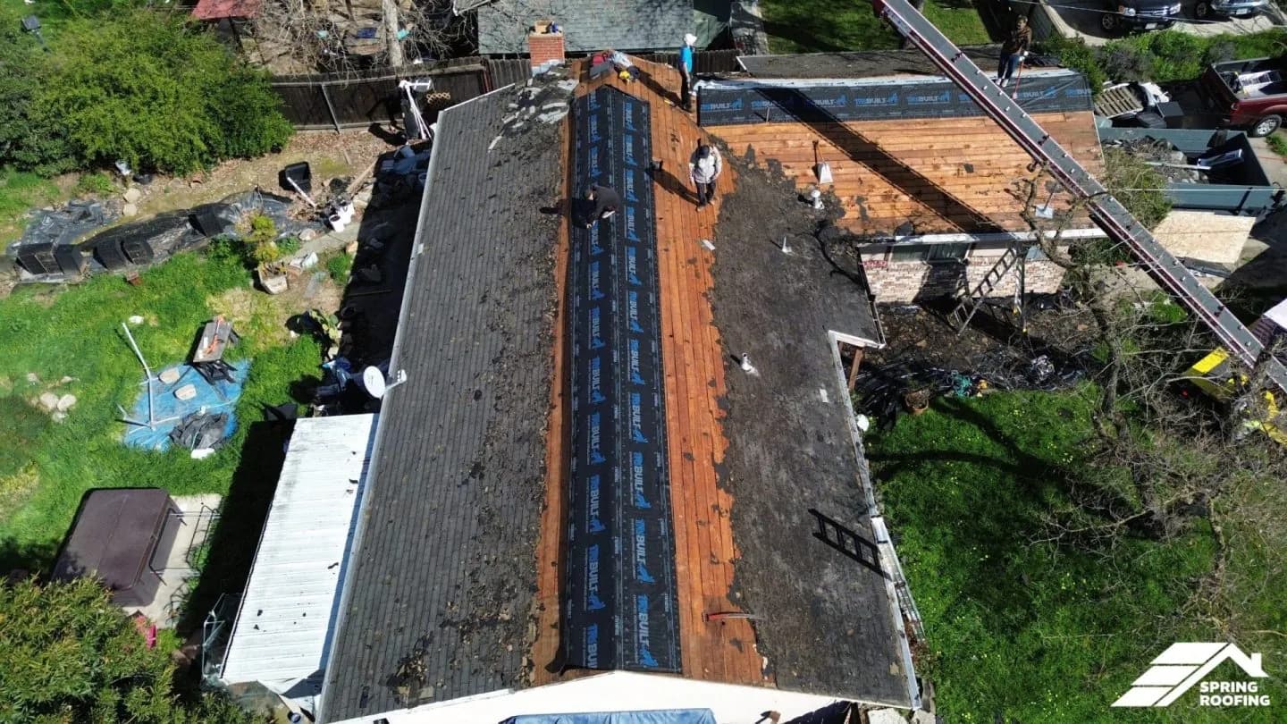 Roof Repair — Palm Ave, Sacramento