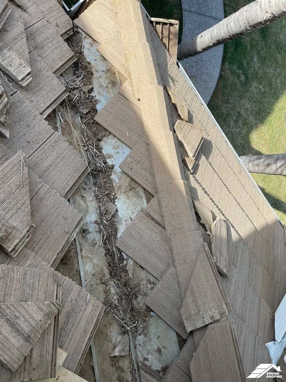 Roof Repair — Cleaning Valley and Replacing Paper (2)