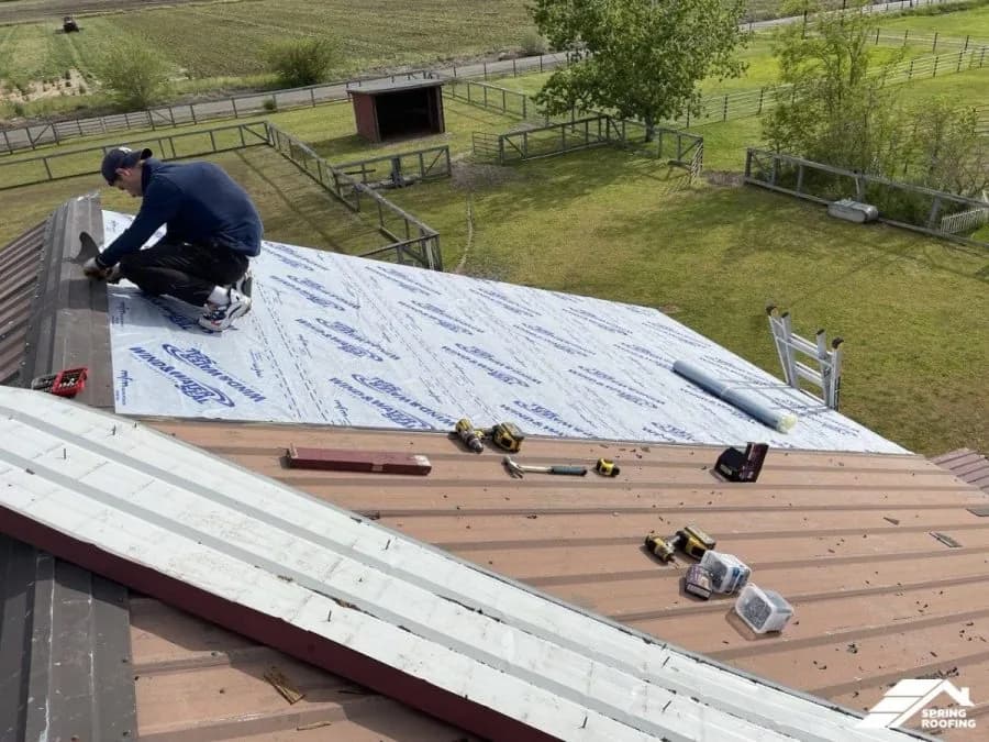 Roof Repair — Metal Roof repair (1)