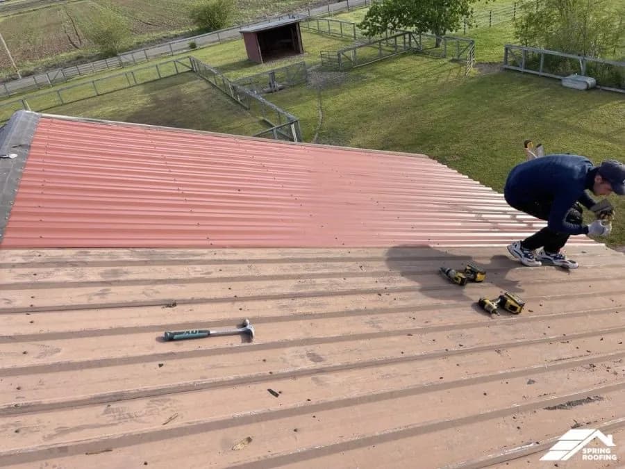 Roof Repair — Metal Roof repair (4)