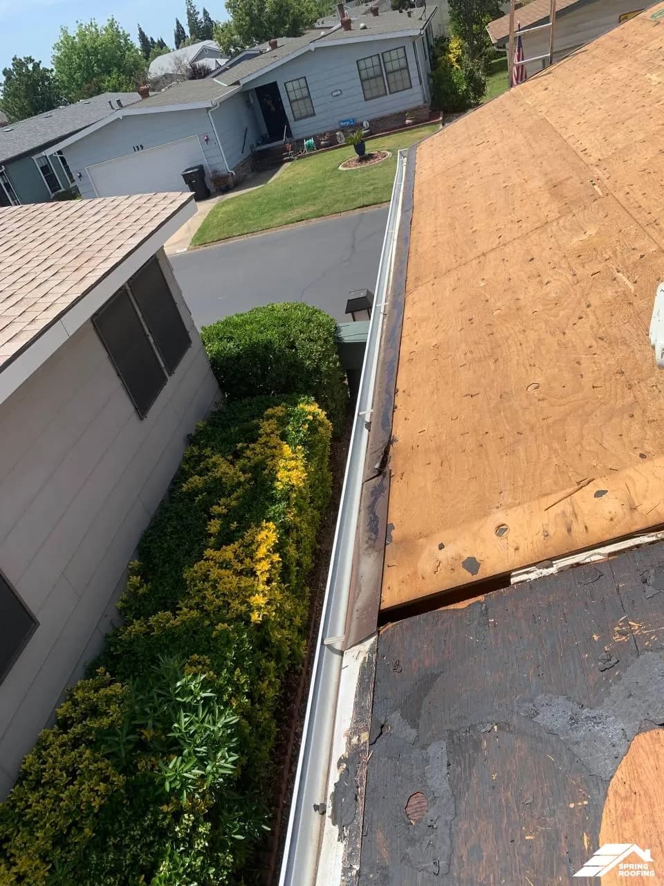 Roof Modification — Install cricket between house and garage (6)