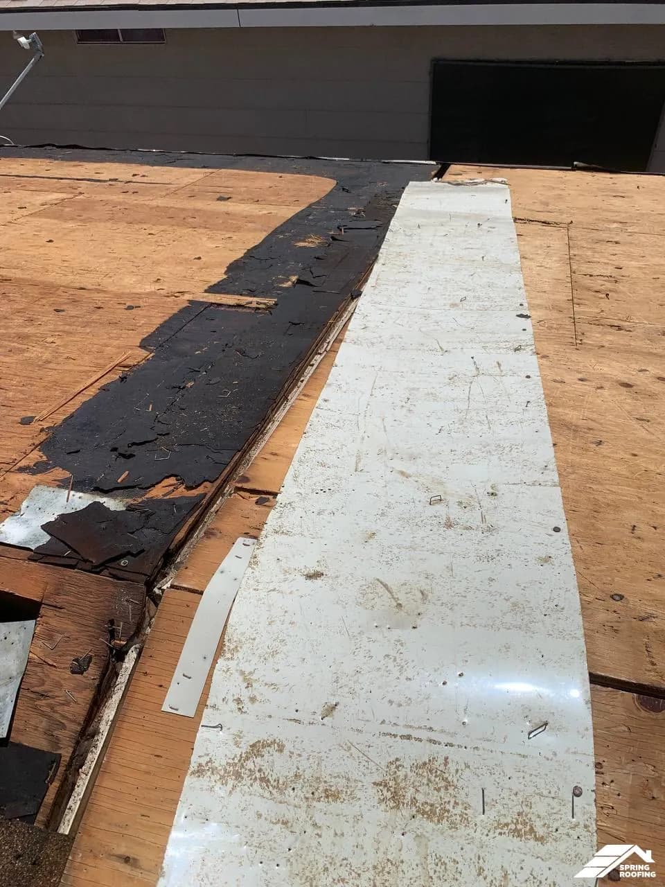 Roof Modification — Install cricket between house and garage (5)