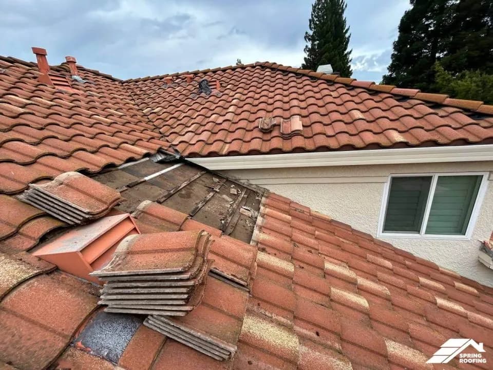 Roof Repair — 4823 Waterbury Way, Roseville, CA